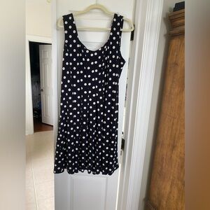 NorthStyle black and white polka dot dress